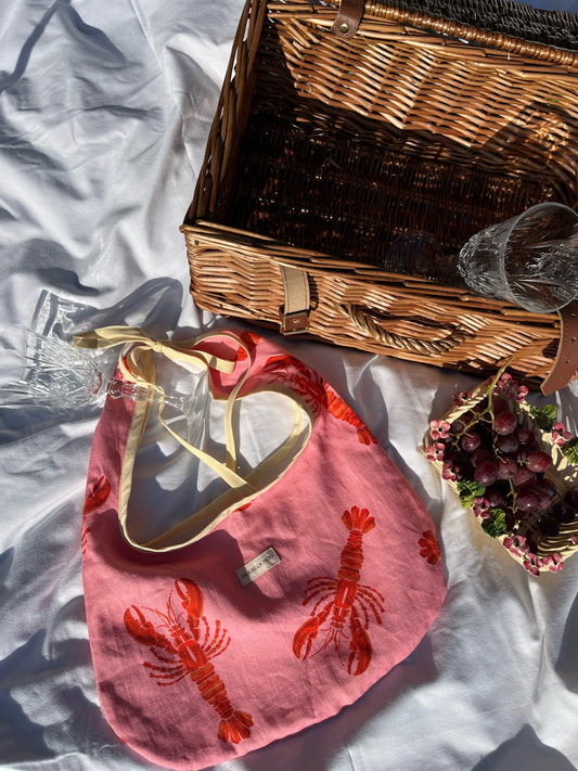 The Amelia handbag - Pink Lobster